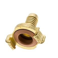 Embout de tuyau 16 mm (5/8'') GEKA Coupleur en laiton pour tuyau de jardin KTW