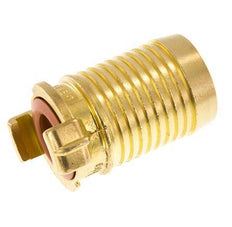 Embout de tuyau 38 mm (1 1/2'') GEKA Coupleur en laiton pour tuyau de jardin KTW