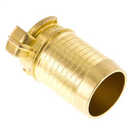 Embout de tuyau 38 mm (1 1/2'') GEKA Coupleur en laiton pour tuyau de jardin KTW