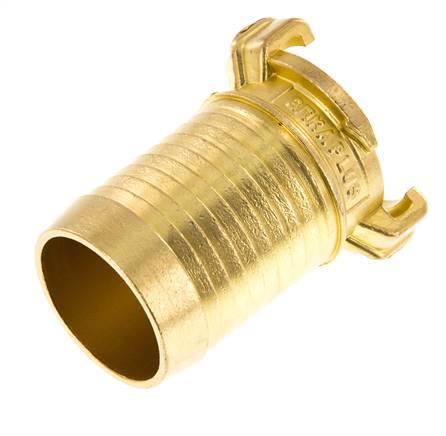 Embout de tuyau 38 mm (1 1/2'') GEKA Coupleur en laiton pour tuyau de jardin KTW