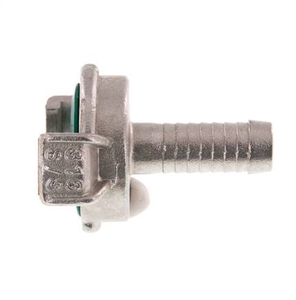 Embout de tuyau 13 mm (1/2'') Coupleur en acier inoxydable pour tuyau de jardin GEKA