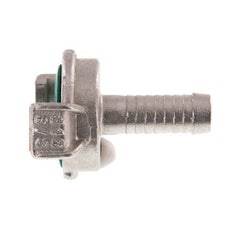 Embout de tuyau 13 mm (1/2'') Coupleur en acier inoxydable pour tuyau de jardin GEKA