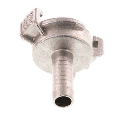 Embout de tuyau 13 mm (1/2'') Coupleur en acier inoxydable pour tuyau de jardin GEKA