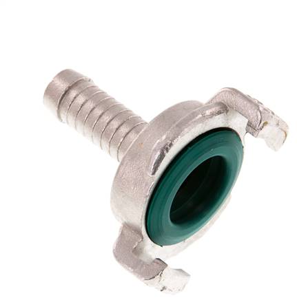 Embout de tuyau 13 mm (1/2'') Coupleur en acier inoxydable pour tuyau de jardin GEKA