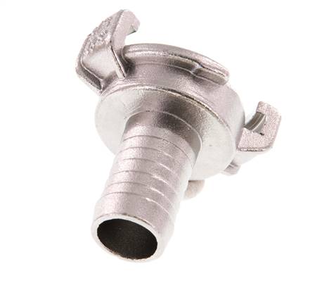 Embout de tuyau 19 mm (3/4'') pour tuyau d'arrosage GEKA Coupleur en acier inoxydable