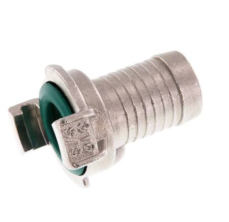 Embout de tuyau 25 mm (1'') Coupleur en acier inoxydable pour tuyau de jardin GEKA