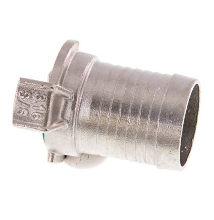 Embout de tuyau de 32 mm (1 1/4'') Coupleur en acier inoxydable pour tuyau de jardin GEKA