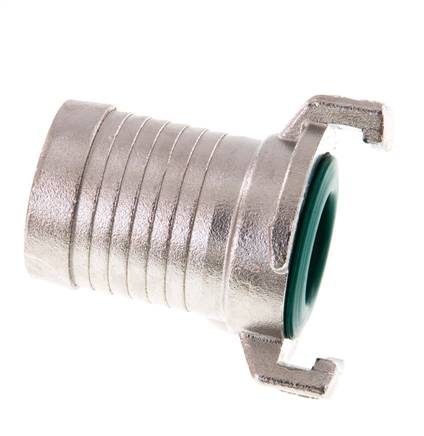 Embout de tuyau de 32 mm (1 1/4'') Coupleur en acier inoxydable pour tuyau de jardin GEKA