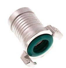 Embout de tuyau de 32 mm (1 1/4'') Coupleur en acier inoxydable pour tuyau de jardin GEKA