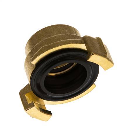 3/4'' Female GEKA Garden Hose Brass Coupling [2 Pieces]