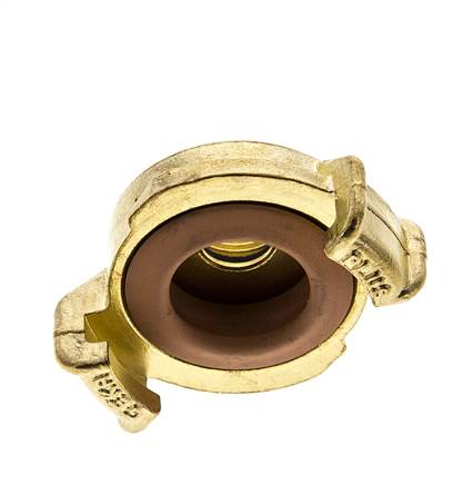 Coupleur en laiton 3/8'' femelle GEKA pour tuyau d'arrosage KTW