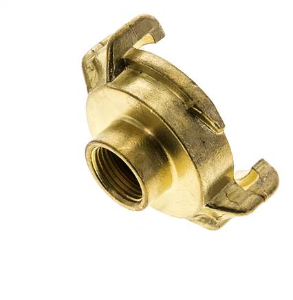 Coupleur en laiton 3/8'' femelle GEKA pour tuyau d'arrosage KTW