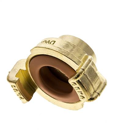 Raccord en laiton 1/2'' femelle GEKA pour tuyau d'arrosage KTW
