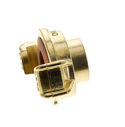 Raccord en laiton 1/2'' femelle GEKA pour tuyau d'arrosage KTW