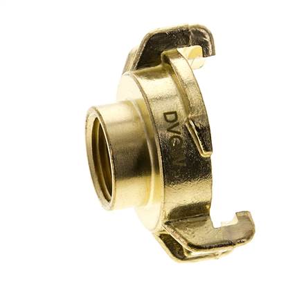 Raccord en laiton 1/2'' femelle GEKA pour tuyau d'arrosage KTW