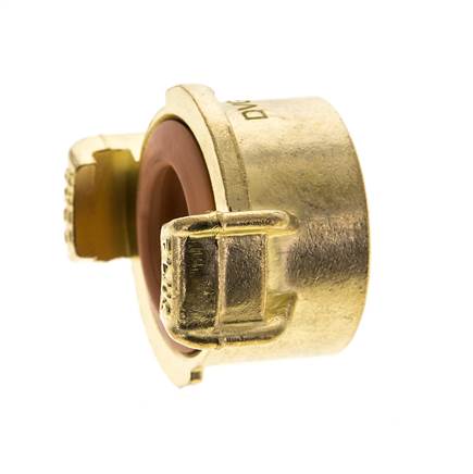 Coupleur femelle 1'' en laiton pour tuyau d'arrosage GEKA KTW