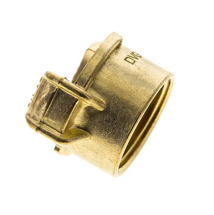 Coupleur femelle 1'' en laiton pour tuyau d'arrosage GEKA KTW