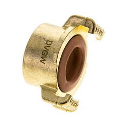 Coupleur femelle 1'' en laiton pour tuyau d'arrosage GEKA KTW