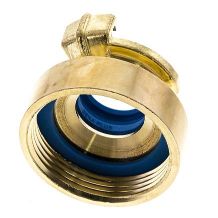 Coupleur en laiton pour tuyau d'arrosage GEKA femelle 1 1/2'' KTW