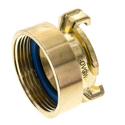 Coupleur en laiton pour tuyau d'arrosage GEKA femelle 1 1/2'' KTW