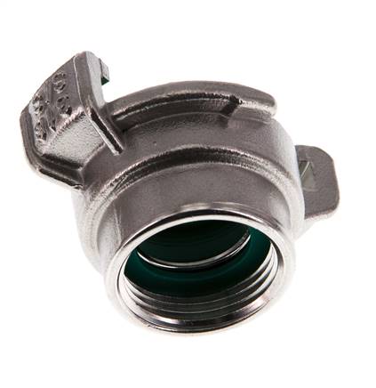 Coupleur femelle 3/4'' GEKA pour tuyau d'arrosage en acier inoxydable