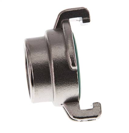 Coupleur femelle 3/4'' GEKA pour tuyau d'arrosage en acier inoxydable