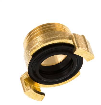 1'' Male GEKA Garden Hose Brass Coupling [2 Pieces]