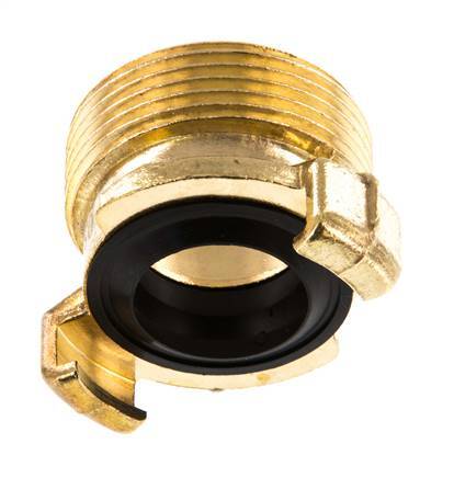 Coupleur en laiton pour tuyau d'arrosage GEKA mâle de 1 1/4''