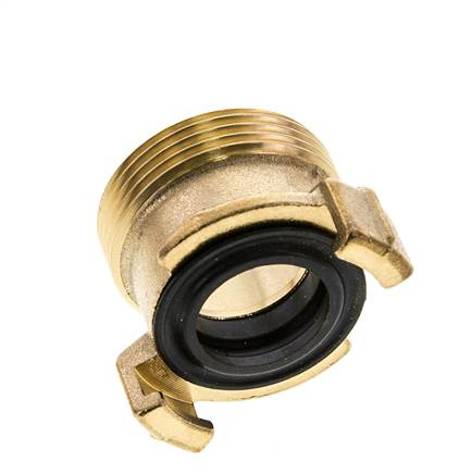 Coupleur en laiton pour tuyau d'arrosage GEKA mâle de 1 1/4''