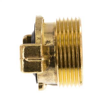 Coupleur en laiton pour tuyau d'arrosage GEKA mâle de 1 1/4''