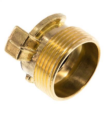 Coupleur en laiton pour tuyau d'arrosage GEKA mâle de 1 1/4''