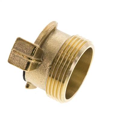 Coupleur en laiton pour tuyau d'arrosage GEKA mâle de 1 1/4''