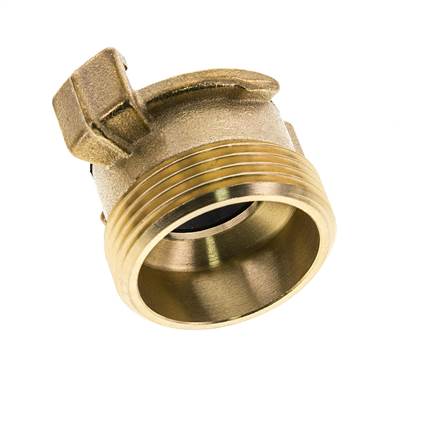 Coupleur en laiton pour tuyau d'arrosage GEKA mâle de 1 1/4''
