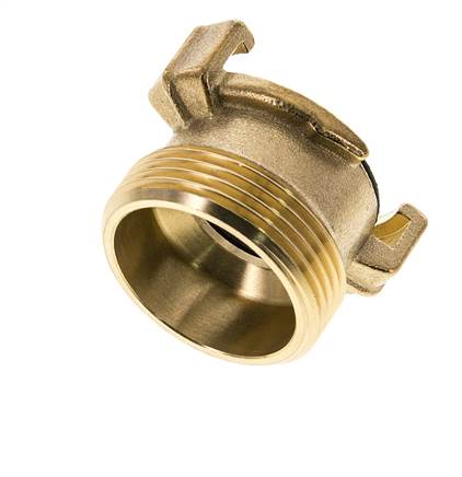 Coupleur en laiton pour tuyau d'arrosage GEKA mâle de 1 1/4''