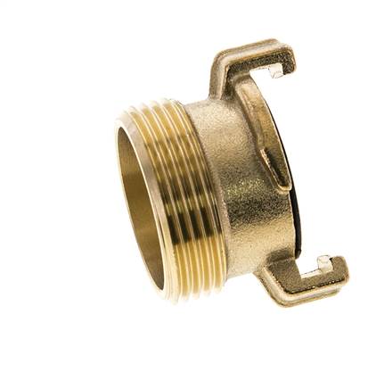 Coupleur en laiton pour tuyau d'arrosage GEKA mâle de 1 1/4''