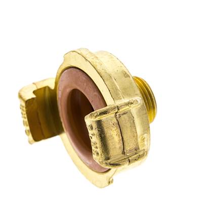 Coupleur en laiton 3/8'' mâle GEKA pour tuyau d'arrosage KTW