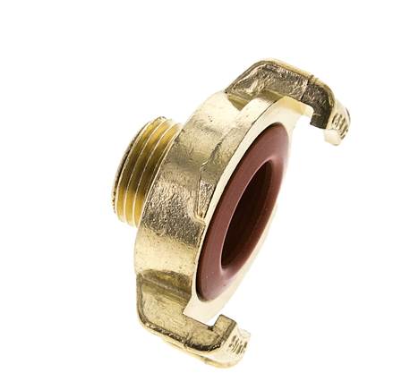 Raccord en laiton 1/2'' mâle GEKA pour tuyau d'arrosage KTW