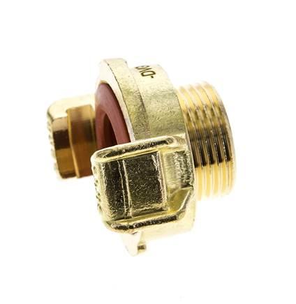 Raccord en laiton 3/4'' mâle GEKA pour tuyau d'arrosage KTW