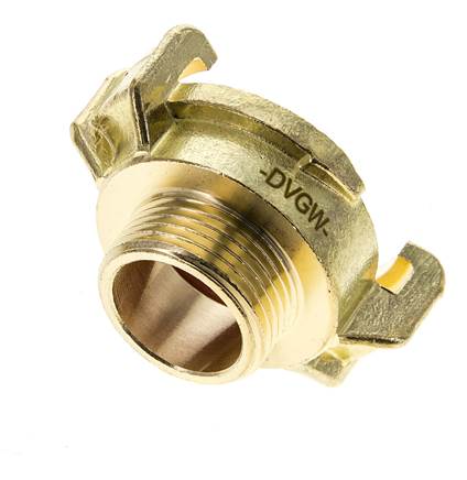 Raccord en laiton 3/4'' mâle GEKA pour tuyau d'arrosage KTW