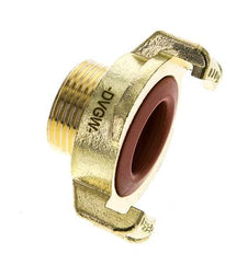 Raccord en laiton 3/4'' mâle GEKA pour tuyau d'arrosage KTW