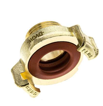 Raccord en laiton 3/4'' mâle GEKA pour tuyau d'arrosage KTW