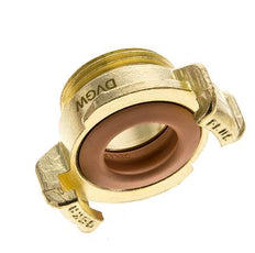 Coupleur en laiton 1'' mâle GEKA pour tuyau d'arrosage KTW
