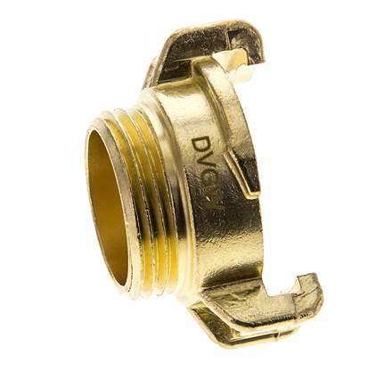 Coupleur en laiton 1'' mâle GEKA pour tuyau d'arrosage KTW