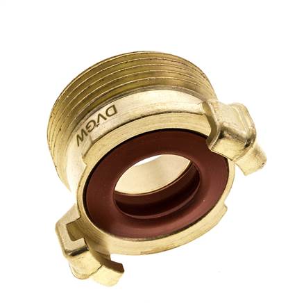 Coupleur en laiton pour tuyau d'arrosage GEKA mâle 1 1/4'' KTW