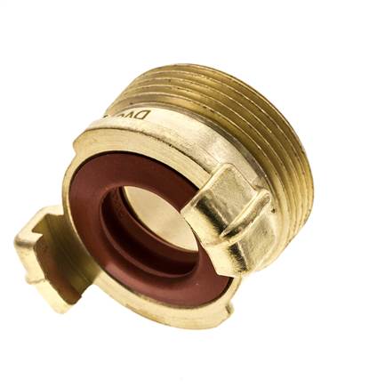 Coupleur en laiton pour tuyau d'arrosage GEKA mâle 1 1/4'' KTW