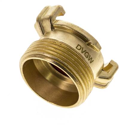 Coupleur en laiton pour tuyau d'arrosage GEKA mâle 1 1/4'' KTW