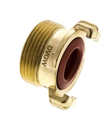 Coupleur en laiton pour tuyau d'arrosage GEKA mâle 1 1/4'' KTW