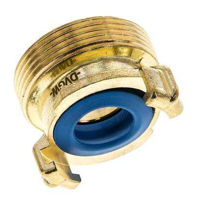 Coupleur en laiton pour tuyau d'arrosage GEKA mâle 1 1/2'' KTW