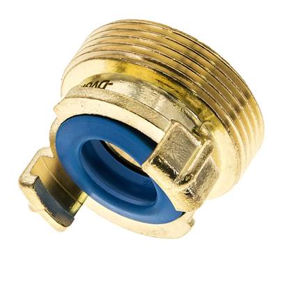 Coupleur en laiton pour tuyau d'arrosage GEKA mâle 1 1/2'' KTW