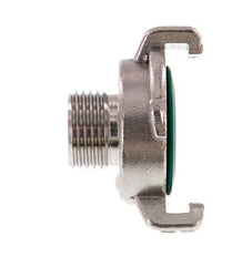 Coupleur mâle 1/2'' GEKA pour tuyau de jardinage en acier inoxydable